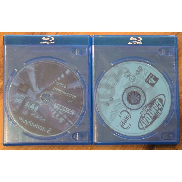 Namco Transmission v 3.2 Demo Sampler Disc PS2 & NFL Game Day 2000 PS1 Game Lot - Picture 1 of 3